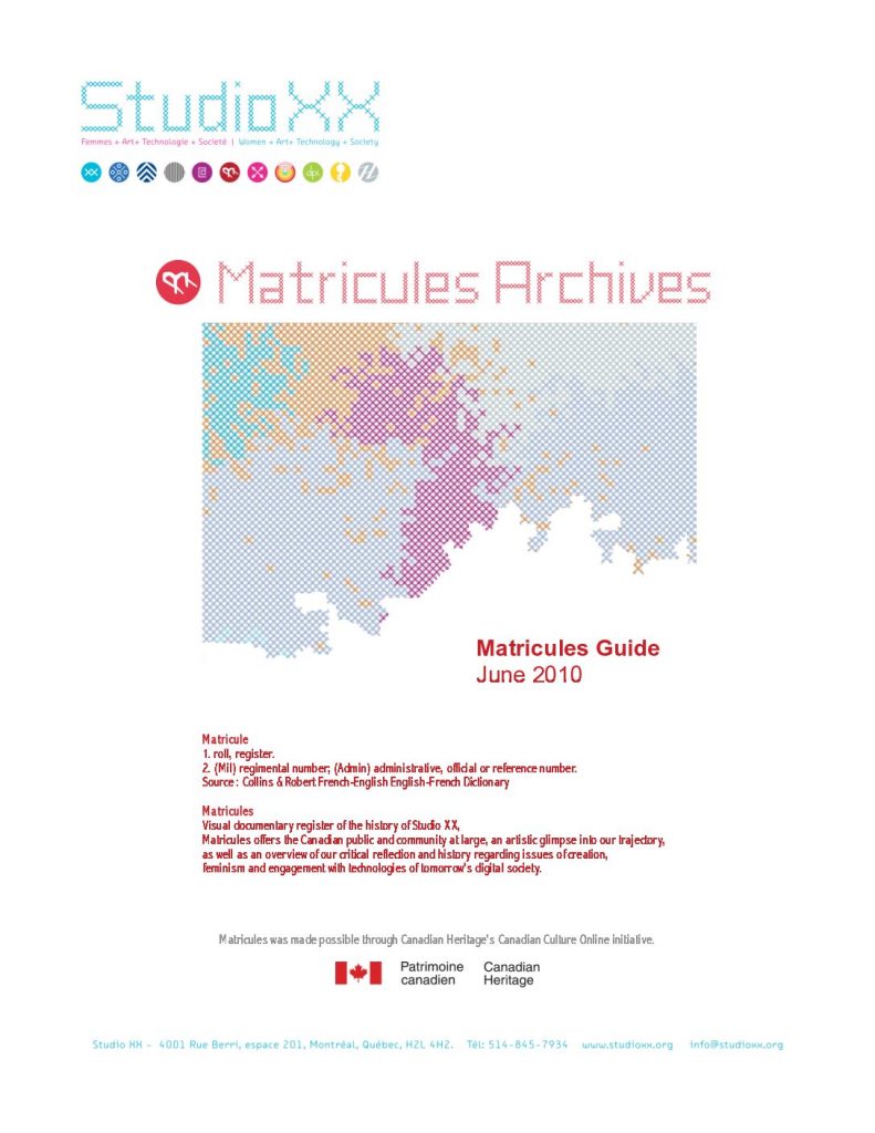 Vignette du document PDF « Matricules Guide 2010 »