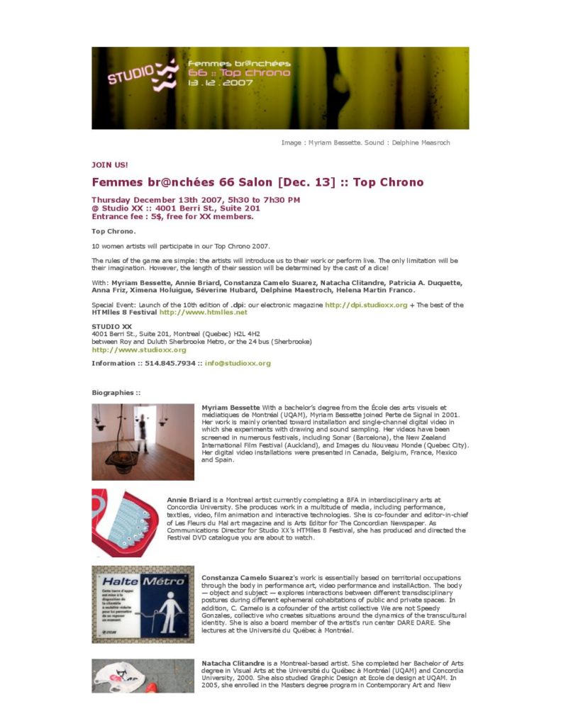 Vignette du document PDF « FBR66 Top Chrono »