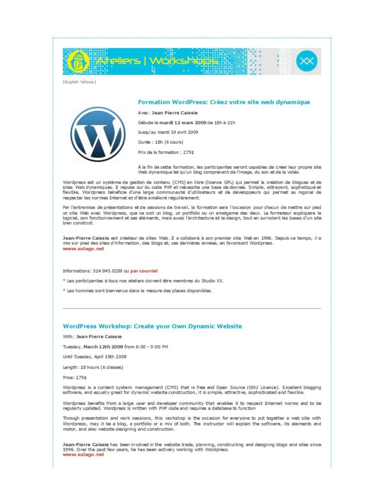 Vignette du document PDF « Wordpress-JPCaissie »