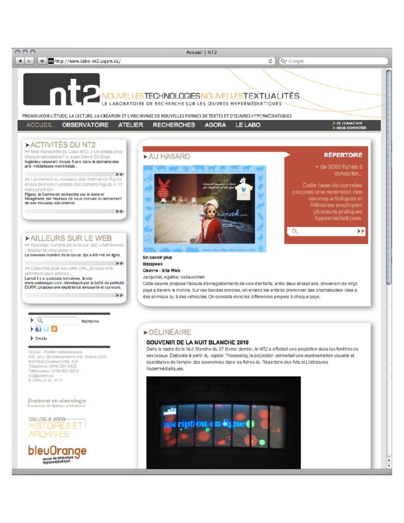 Vignette du document PDF « Press review | Laboratory NT2 (fr) »