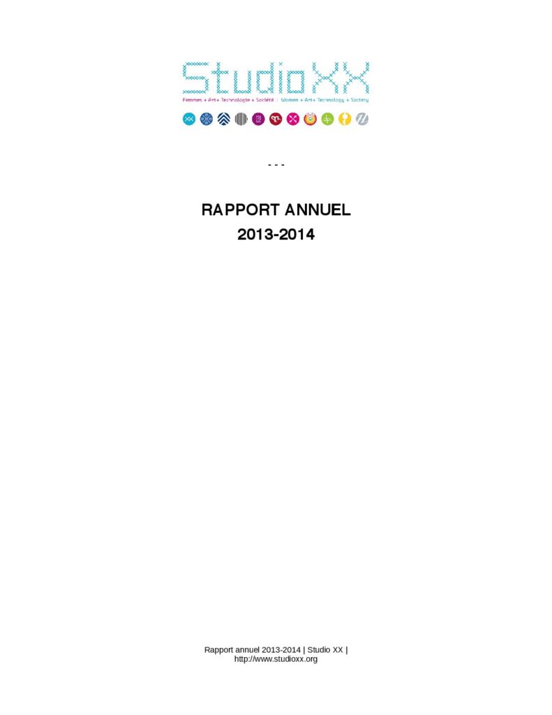 Vignette du document PDF « Rapport annuel / Annual Report 2013-14 »