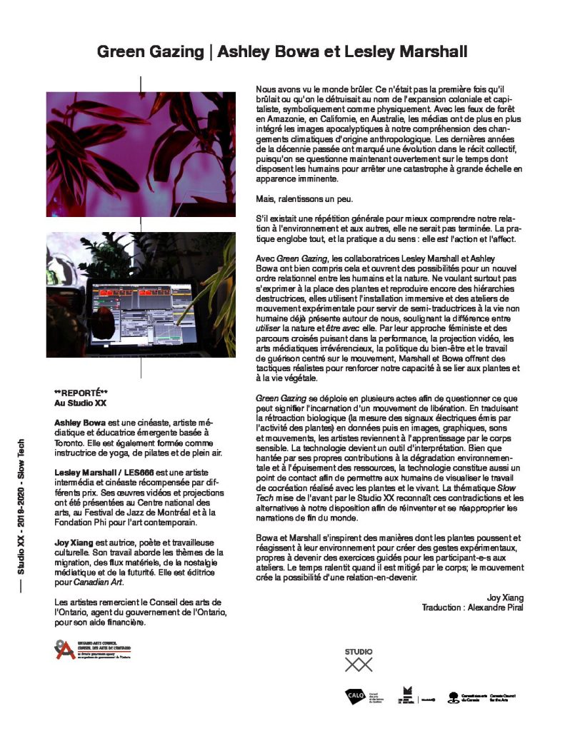 Vignette du document PDF « Green Gazing | Ashley Bowa et Lesley Marshall »