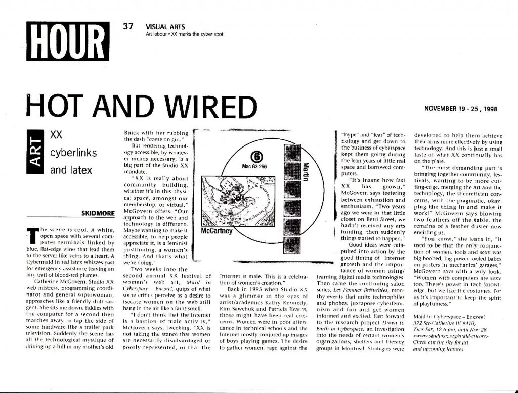 Vignette du document PDF « Hour | « Hot and wired » »