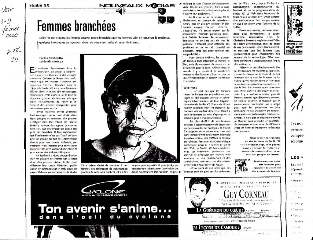 Vignette du document PDF « Voir | « Femmes branchées » »