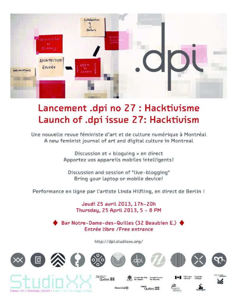 Vignette du document PDF « Launch | .dpi no 27: Hacktivism »