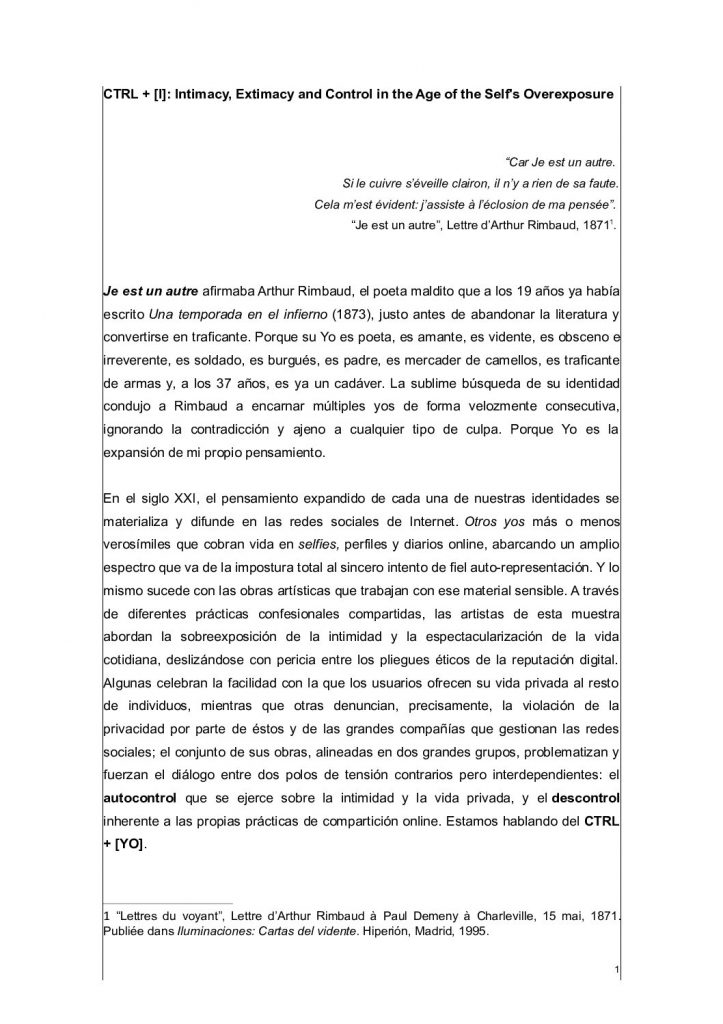 Vignette du document PDF «  CTRL + [I] | Laura Baigorri Ballarín »