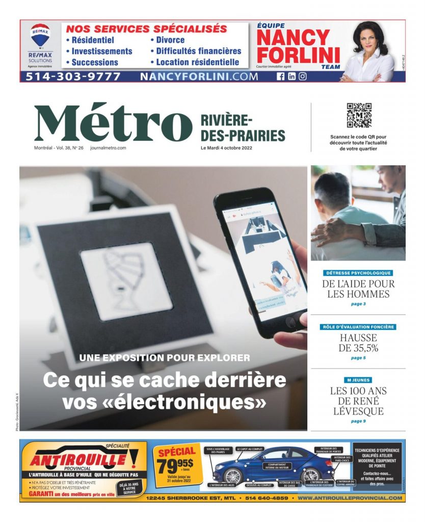 Vignette du document PDF « Article | Dismantling Your Electronics dans le Journal Metro »